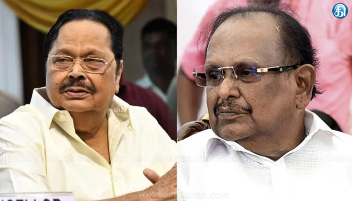 தமிழ்நாடு அமைச்சரவையில் இலாக்கா மாற்றம் : அமைச்சர் துரைமுருகனுக்கு சட்டத்துறை ஒதுக்கீடு!!
