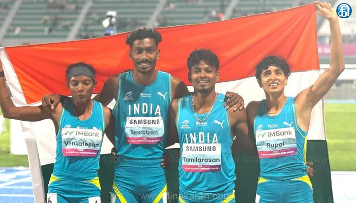 திராவிட மாடல் அரசின் விளையாட்டு மேம்பாட்டுத் துறை, இந்திய அளவில் பல புதிய சாதனைகள் : தமிழ்நாடு அரசு பெருமிதம்
