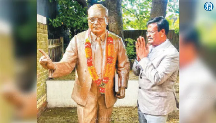 திராவிட மாடல் அரசுதான் அம்பேத்கர் கனவை நிறைவேற்றுகிறது: லண்டனில் அமைச்சர் ஆவடி சா.மு.நாசர் பேச்சு
