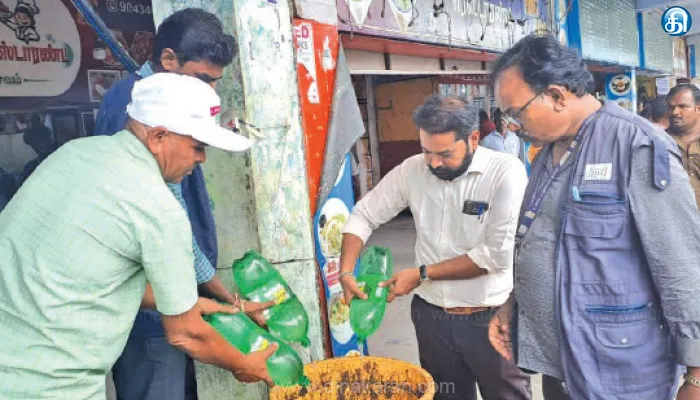 தர்மபுரியில் ஓட்டலில் திடீர் ஆய்வு எலி கடித்த தக்காளி பழங்கள் பறிமுதல்