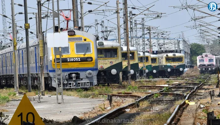பொன்னேரி – கவரைப்பேட்டை ரயில் நிலையங்களுக்கு இடையே தண்டவாள பராமரிப்பு பணி; 21 புறநகர் ரயில்கள் ரத்து