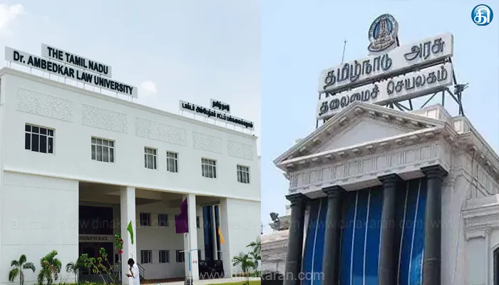 டாக்டர் அம்பேத்கர் சட்டப்பல்கலை. துணைவேந்தரை தேர்வு செய்ய தேடுதல் குழுவை அமைத்தது தமிழ்நாடு அரசு..!!