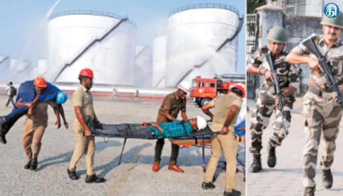 திருநெல்வேலி கூடங்குளம் அணுமின் நிலையத்தில் பாதுகாப்பு ஒத்திகை தொடங்கியது