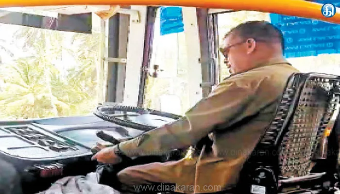 போதையில் அரசு பஸ் ஓட்டிய டிரைவர் மட்டை