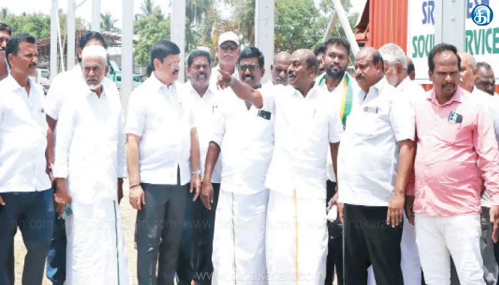 மதுராந்தகத்தில் 42வது வணிகர் மாநாடு பணிகள் மும்முரம்: விக்கிரமராஜா ஆய்வு