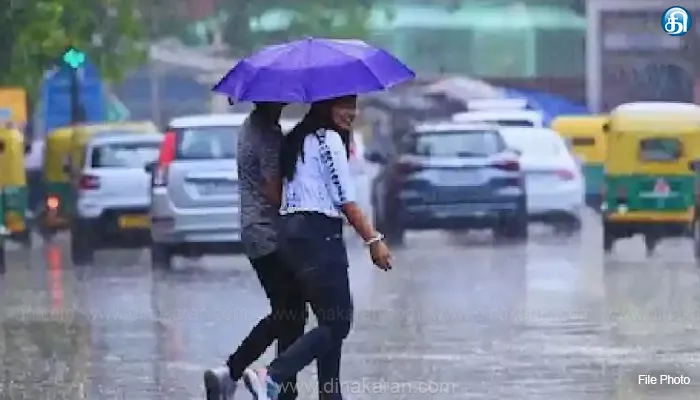 தமிழ்நாட்டில் 6 மாவட்டங்களில் இன்று கனமழைக்கு வாய்ப்பு: சென்னை வானிலை மையம் தகவல்