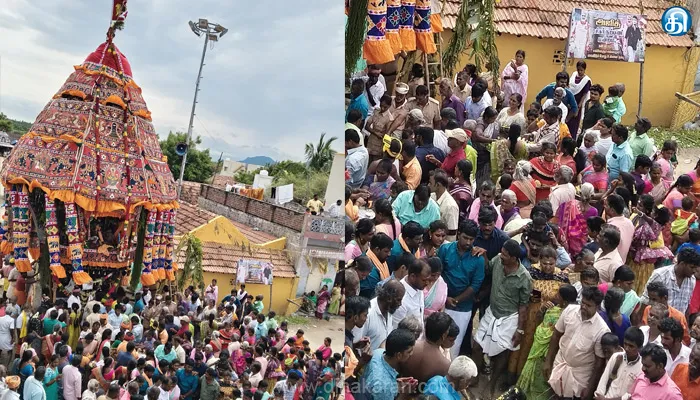 28 ஆண்டுகளுக்கு பிறகு கண்ணப்பாடி மகா மாரியம்மன், செல்லியம்மன் கோயில் தேரோட்டம் கோலாகலம்: திரளான பக்தர்கள் தரிசனம்