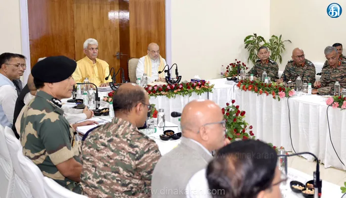 பஹல்காம் பதிலடிக்கு மத்தியில் அமர்நாத் யாத்திரைக்கு கூடுதல் பாதுகாப்பு: ஜம்முவில் 2 நாளாக அமித் ஷா ஆலோசனை