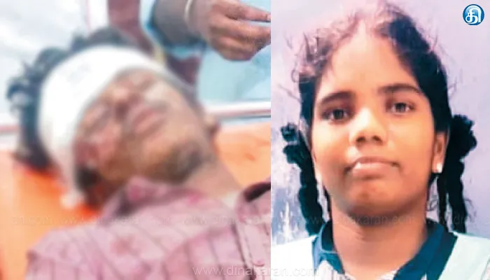 சோளிங்கரில் வீடு புகுந்து பயங்கரம்; 10ம் வகுப்பு மாணவியை கொன்று வாலிபர் தற்கொலை முயற்சி: தடுக்க சென்ற மாணவிக்கும் கத்திக்குத்து