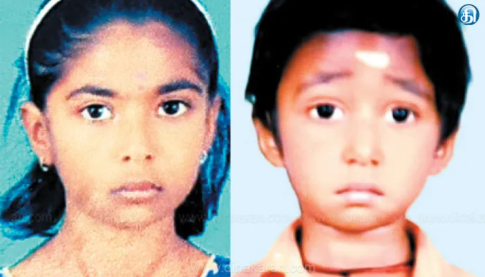 குடிநீர் தொட்டி பள்ளத்தில் தேங்கிய மழைநீரில் மூழ்கி அக்கா, தம்பி பலி