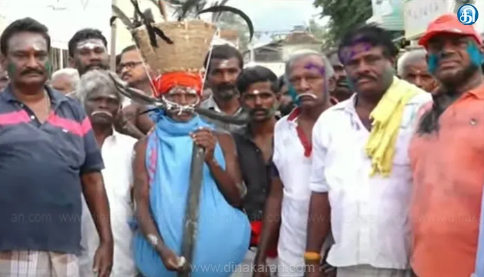 சிவகங்கை அருகே மாக மாரியம்மன் சித்திரை பொங்கல் திருவிழா: அம்மை நோயை விரட்டும் வினோத வழிபட்டால் களைகட்டிய கிராமம்!