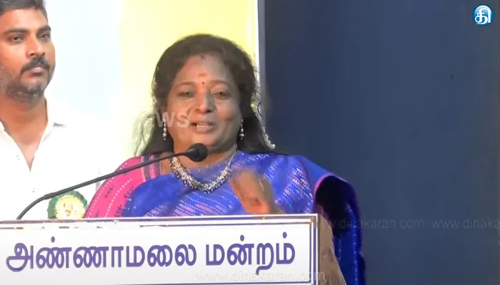 ஆட்சியில் இரட்டை இலையுடன் தாமரை மலரும்: தமிழிசை சவுந்தரராஜன் பரபரப்பு பேச்சு