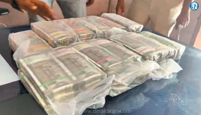 சென்னை ரயிலில் ரூ.34 லட்சம் பறிமுதல்: 2 பேரிடம் விசாரணை