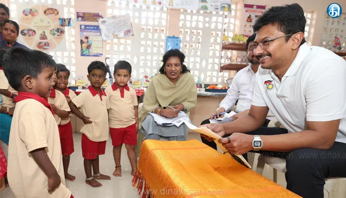 வலுவான நாளைய தலைமுறையை உருவாக்கிடும் பொறுப்பு, அங்கன்வாடி மையங்களுக்கு உள்ளது : துணை முதல்வர் உதயநிதி ஸ்டாலின் அறிவுறுத்தல்