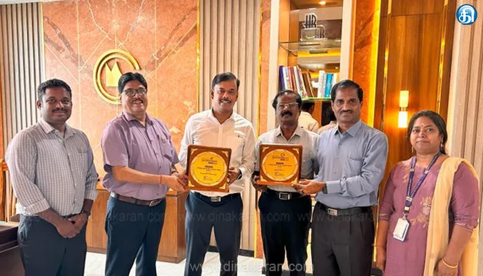 சென்னை மெட்ரோ ரயில் நிறுவனத்துக்கு உலகளாவிய சுற்றுச்சூழல் விருது, நிலைத்தன்மைக்கான விருது!!