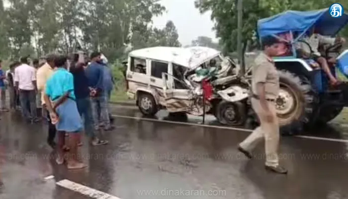 மேற்கு வங்க மாநிலம் பலராம்பூர் பகுதியில் லாரியும் காரும் மோதிய விபத்தில் 9 பேர் உயிரிழப்பு..!!