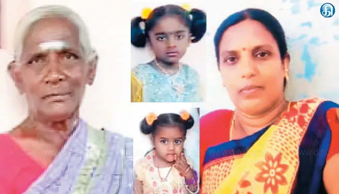 கள்ளக்காதலனுடன் இளையமகள் ஓடியதால் அதிர்ச்சி 2 பெண் குழந்தைகளைக் கொன்று தாய், மகள் தூக்கிட்டு தற்கொலை: திண்டுக்கல் அருகே சோகம்