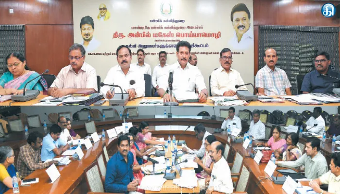 தொடக்க கல்வித்துறை காலியிடங்களில் 2,346 இடைநிலை ஆசிரியர்கள் வரும் ஜூலை மாதம் நியமனம்: அமைச்சர் அன்பில் மகேஷ் தகவல்