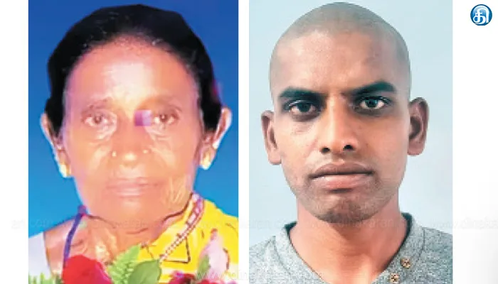 74 வயது பாட்டியை பலாத்காரம் செய்து கொன்ற பேரன்