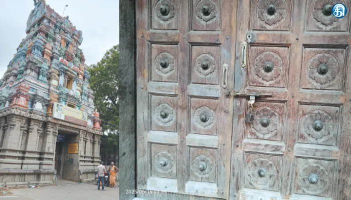 சேரன்மகாதேவியில் துணிகரம்: கோயில் கதவை உடைத்து கொள்ளை முயற்சி