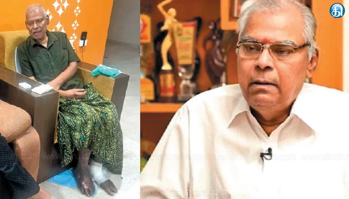 சாமி படத்தில் வில்லனாக மிரட்டியவர் உடல் நலம் பாதிக்கப்பட்டு பரிதாப நிலையில் நடிகர் கோட்டா சீனிவாச ராவ்