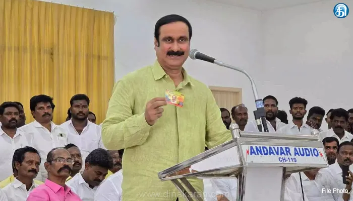 பாமகவில் தனக்கே அதிகாரம் என்பதை நிரூபிக்க தேர்தல் ஆணையம் செல்கிறார் அன்புமணி..?