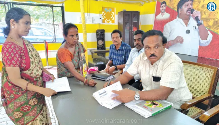 சித்தூரில் குறைதீர்க்கும் நிகழ்ச்சி பொதுமக்கள் பிரச்னைகள் உடனடியாக தீர்க்க நடவடிக்கை