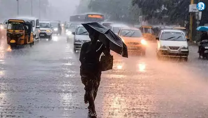 தமிழ்நாட்டில் 12 மாவட்டங்களில் இரவு 7 மணி வரை மழைக்கு வாய்ப்பு: வானிலை மையம் தகவல்