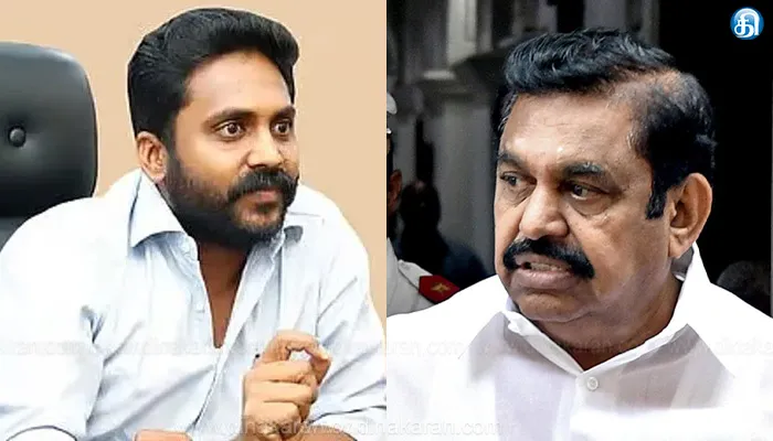 எடப்பாடி பழனிசாமி கோயில் கிடா போல் பாஜகவிடம் சிக்கியுள்ளார்: திமுக மாணவர் அணி செயலாளர் கடும் தாக்கு