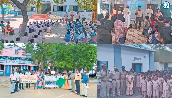 பள்ளி, கல்லூரி சார்பில் போதை எதிர்ப்பு தின விழிப்புணர்வு பேரணி