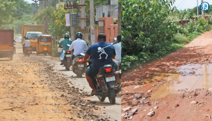 இதுகுறித்துஆவடியைச் சேர்ந்த தொழில் முனைவோர் ஒருவர் கூறியதாவது: ஆவடி மாநகராட்சிக்குட்பட்ட பகுதிகளில் நல்ல சாலை வசதிகள் இதுவரை அமைக்கப்படவில்லை. மொத்தம் உள்ள 48 வார்டுகளில் உள்ள பல சாலைகள்தார் சாலைகளை தேடும் நிலையில் ஆவடி மாநகராட்சி பகுதிகள்:6தரம் உயர்த்தப்பட்டு ஆண்டுகளாகியும்