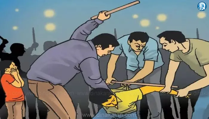 முன்விரோத தகராறில் பெட்ரோல் குண்டு வீசி இருவருக்கு வெட்டு: 6 பேருக்கு வலை