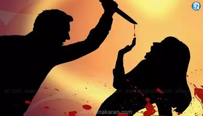 மனைவியை கத்தியால் குத்திய காவலர்