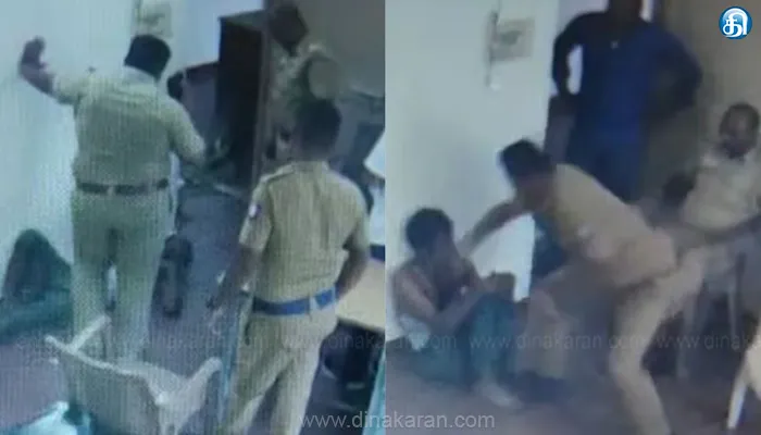 தேனி தேவதானப்பட்டி காவல்நிலையத்தில் ஆட்டோ ஓட்டுநர் தாக்கப்பட்ட சம்பவத்தில் 5 காவலர்கள் இடமாற்றம்
