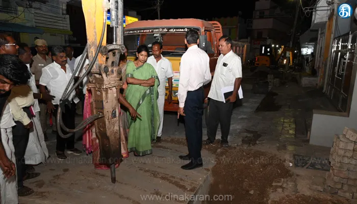 திருச்செந்தூர் குடமுழுக்கு – கனிமொழி ஆய்வு